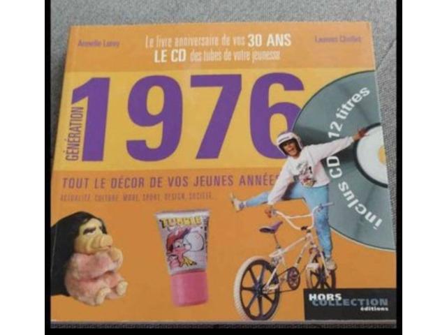 Livre « Génération 1976 » Avec CD Neuf