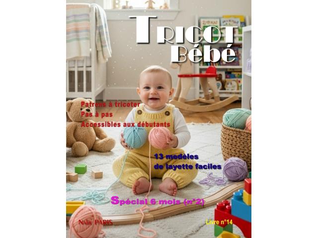 Livre n°14 tricot bébé 13 modèles layette faciles à tricoter