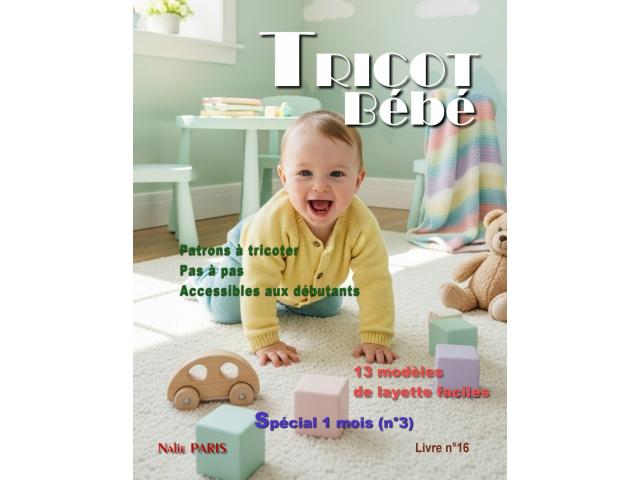 Livre n°16 tricot bébé 13 modèles layette faciles à tricoter