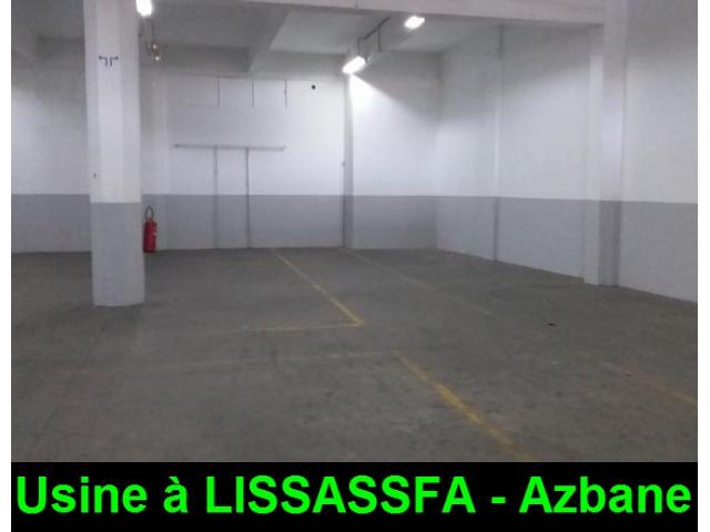 Local industriel de 900 m2 a Coté Azbane Lissassfa