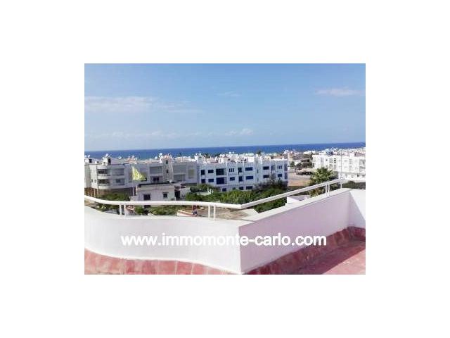 Location appartement de plage  vue sur mer Harhoura