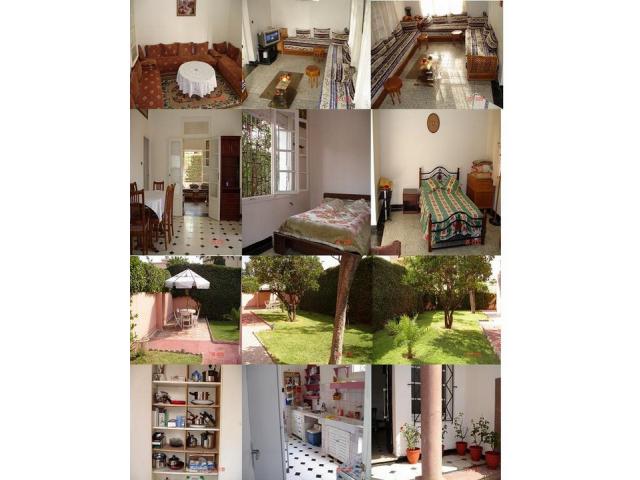 Photo Location courte durée villa meublée casablanca Maroc à 1200 dhs (120 euros) / nuit GSM : 00212617016 image 1/6