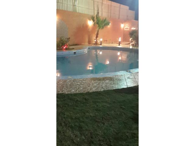 location d'un jolie villa avec petit piscine a olm souissi