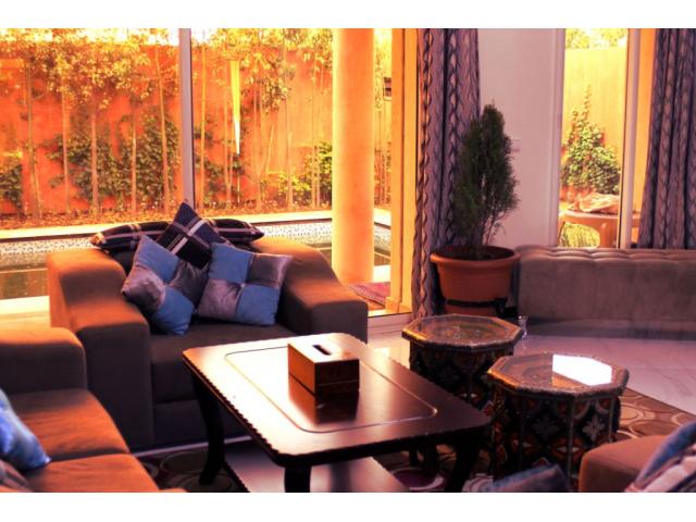 Location journalier d'un villa meublée à Marrakech