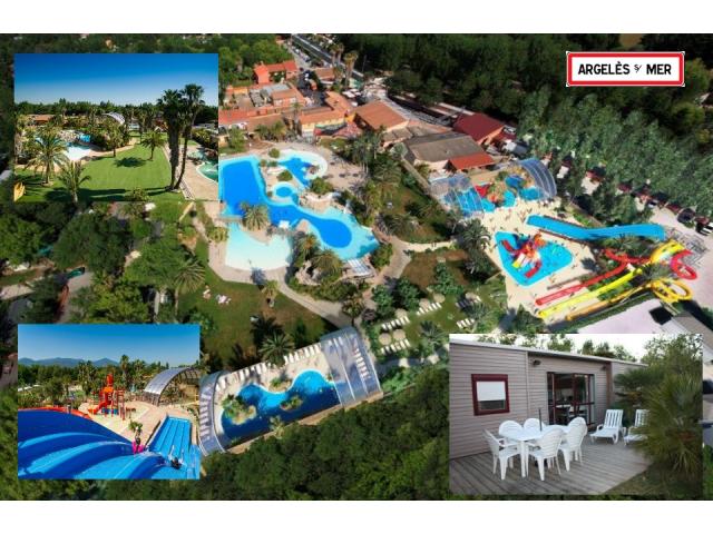 Location  Mobilhome Camping 5* Argeles/mer