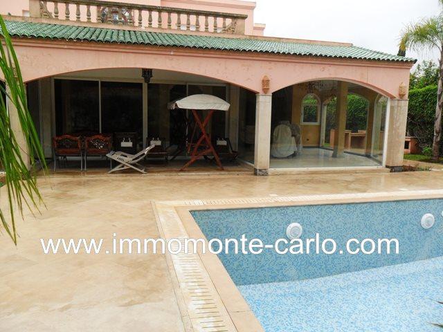 Photo Location une villa meublée avec piscine à Souissi image 1/6