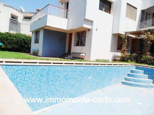 Location villa avec piscine à Rabat