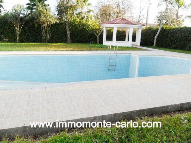 Photo Location villa avec piscine au  quartier Souissi RABAT image 1/5