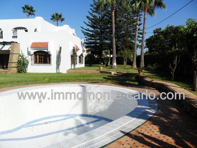 Location Villa avec piscineà Soussi RABAT