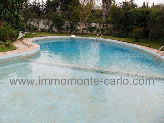 Location villa haut standing à Rabat avec piscine à Souissi