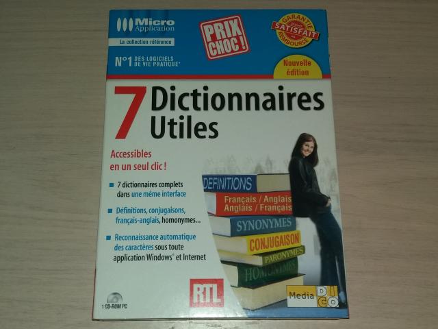 Logiciel 7 dictionnaires utiles micro application