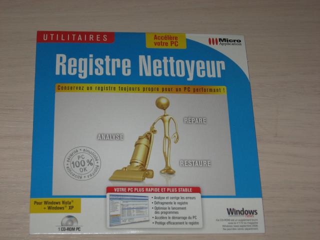 Photo logiciel registre nettoyeur micro application image 1/2