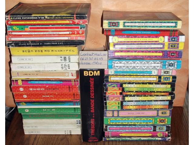 lot albums-recueils-BDM-petits formats bd.