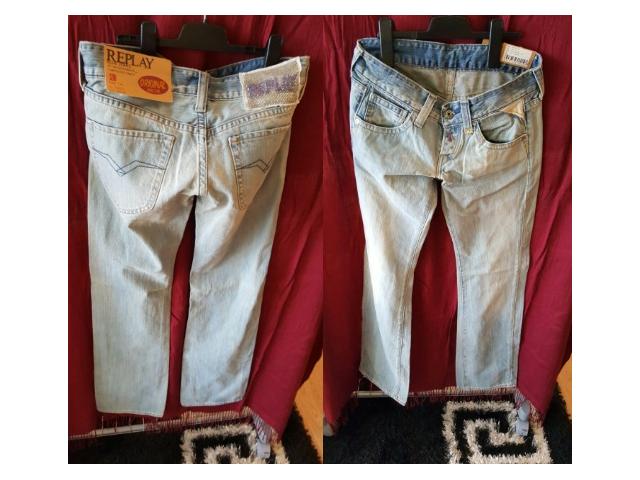 Lot de 100 pièces jeans Replay authentique neuf avec étiquettes pour femme