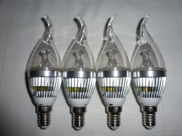 Photo Lot de 30 ampoules E14 LED  flamme forme  bougie NEUVE . image 1/4
