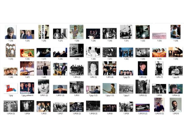 Lot de 5000 photos Picture des Beatles