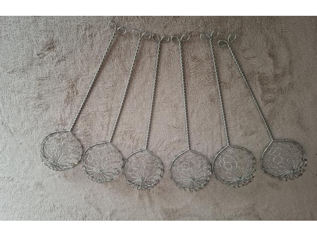 Lot de 6 paniers à fondue mongole