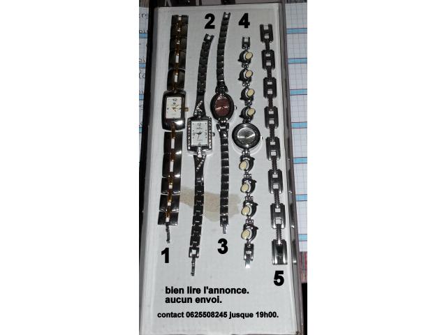 lot montres pour femmes + 1 bracelet.