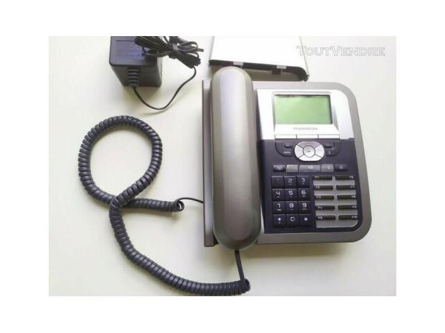 LOT X 10 Téléphone IP Thomson ST 2030 AVEC SOCLE ET CHARGEUR