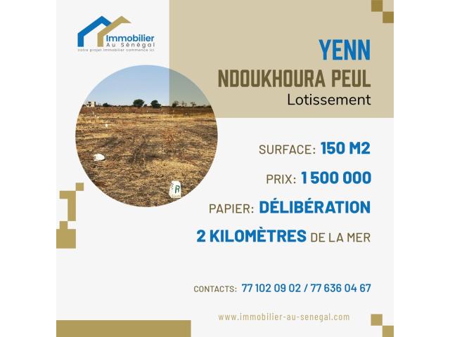 Lotissement à Yenn Ndoukhoura peul