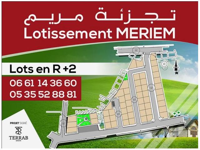 Lotissement MERIEM Rplus 2 a méknas