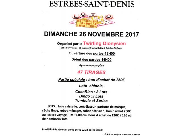 Photo Loto du twirling dionysien le 26 novembre 2017 image 1/1