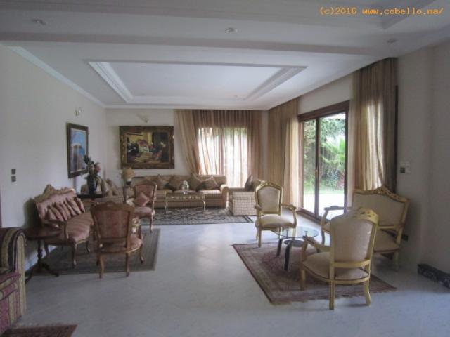Magnifique villa en location à Rabat Onep