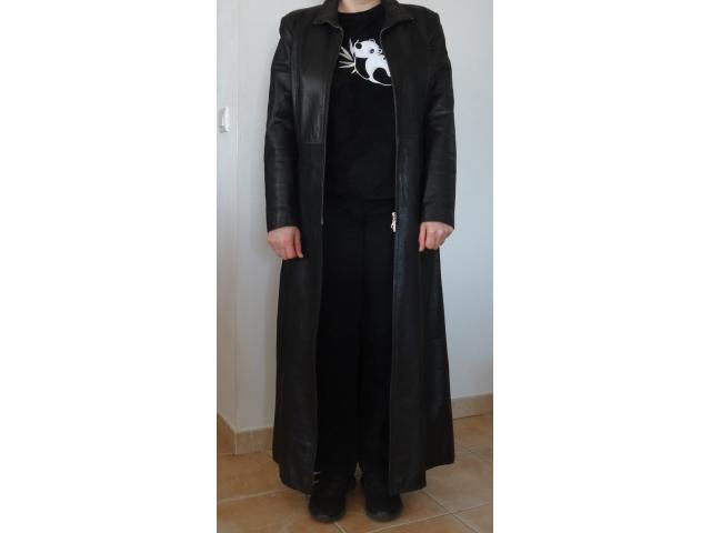 Manteau cuir noir (DIG),très bel état,Cuiropolis