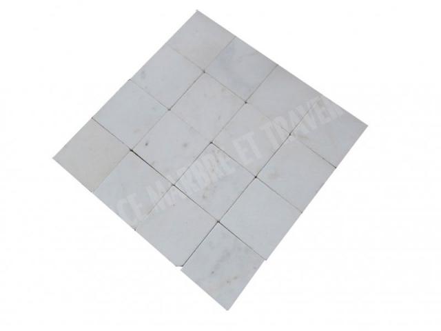 Marbre Afyon Blanc 20 x 20 cm