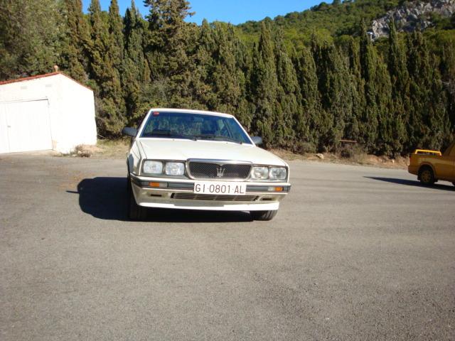 Maserati Biturbo 422 blanc de 1988