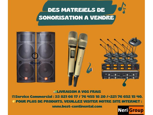 MATÉRIELS DE SONORISATION A BON PRIX