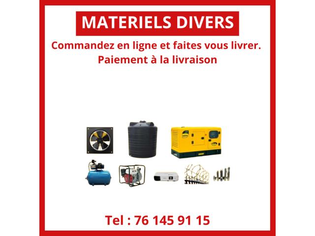 MATERIELS DIVERS A VENDRE