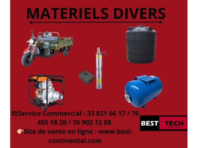 MATERIELS DIVERS DISPONIBLES AU SENEGAL