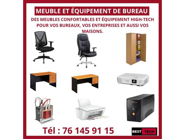 MEUBLES ET EQUIPEMENTS DE BUREAU