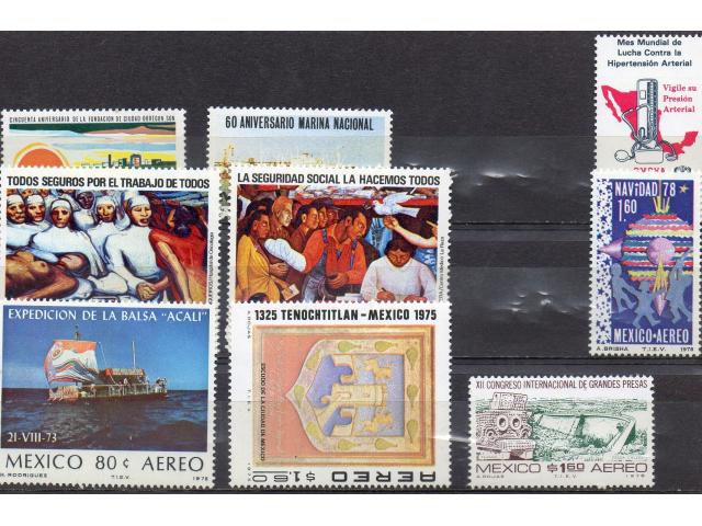Mexique timbres divers