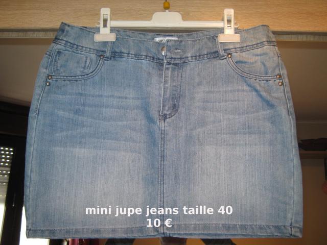 Photo mini jupe en jeans Taille 40 image 1/2