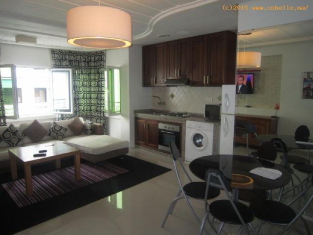 Moderne appartement meublé en location à Rabat Agdal