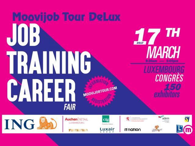 more than 2,000 Job opportunities and hundreds of Training offers on Friday, 17th March 2017 at Luxe