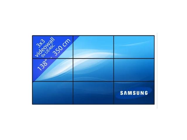 Mur Vidéo Samsung 4K, 2 Ecrans de 46”
