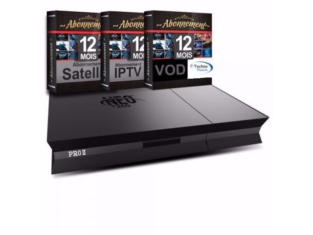Neo265 + Abonnements Satellite & IPTV avec VOD (Start Movies) pour 12 mois