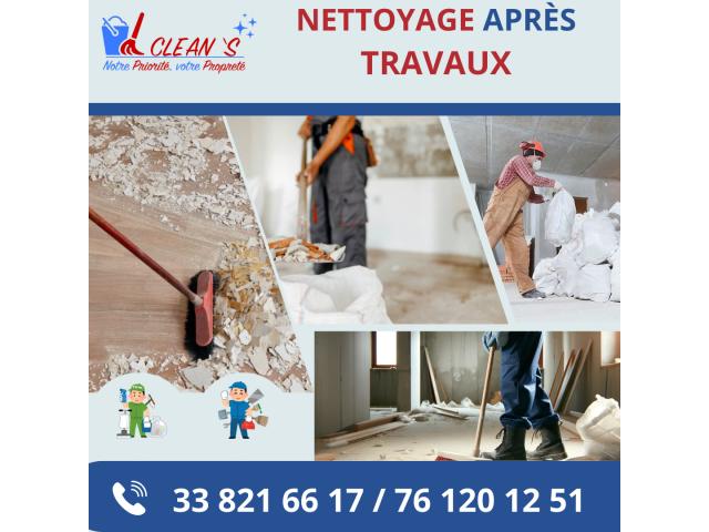NETTOYAGE APRÈS TRAVAUX – UNE FINITION IMPECCABLE POUR VOS PROJETS N°1