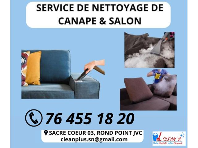 NETTOYAGE DES CANAPES ET DES LITS