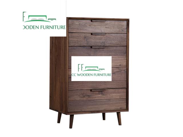 North American style black walnut solid wood side board multi-purpose Cabinets