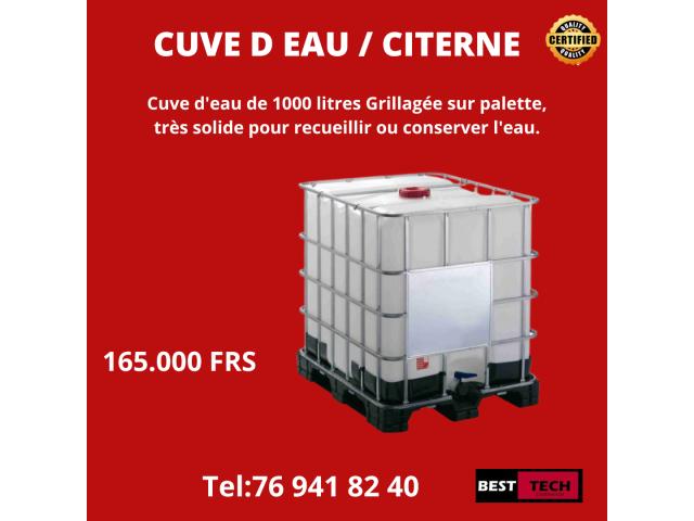 Photo NOUS VOUS PROPOSONS DES CUVE D’EAU/ CITRERNE DE 1000L image 1/2