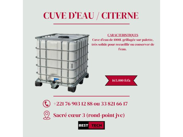 NOUS VOUS PROPOSONS DES CUVES D’EAU/CITRERNE  A TRES BON PRIX