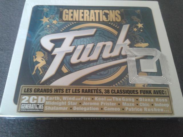 nouveau 2 cd coffret generations funk sous blister