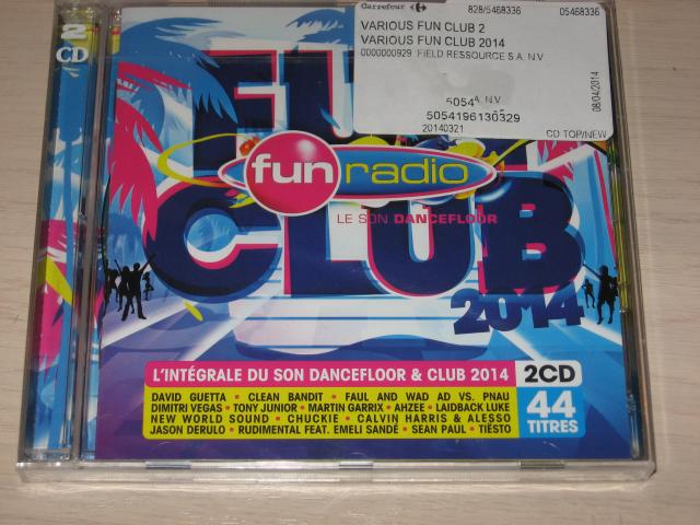 Nouveau cd audio Fun Radio - Fun Club 2014 [2CD] (2014)