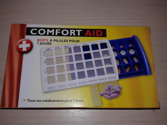 Photo Nouveau Comfort Aid boîte à pilules de 7 jours image 1/5