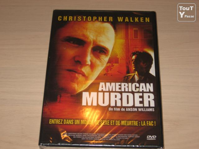 Nouveau dvd american murder sous blister