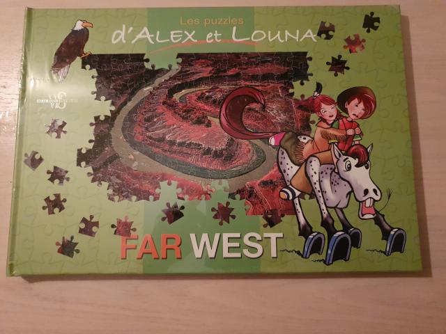 Photo Nouveau Les puzzles d'Alex et Louna far west sous blister image 1/2